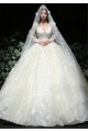Ball Gown Lace Long Sleeves V-Neck Wedding Dresses Bridal Gowns 3030231 Ball Gown Lace Long Sleeves V-Neck Wedding Dresses Bridal Gowns 3030231
