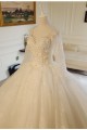 Ball Gown Lace Long Sleeves V-Neck Wedding Dresses Bridal Gowns 3030231 Ball Gown Lace Long Sleeves V-Neck Wedding Dresses Bridal Gowns 3030231