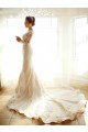 Mermaid Long Sleeves Sheer Lace Wedding Dresses Bridal Gowns 3030232 Mermaid Long Sleeves Sheer Lace Wedding Dresses Bridal Gowns 3030232