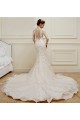 Mermaid Long Sleeves Sheer Lace Wedding Dresses Bridal Gowns 3030232 Mermaid Long Sleeves Sheer Lace Wedding Dresses Bridal Gowns 3030232