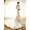 Mermaid Long Sleeves Sheer Lace Wedding Dresses Bridal Gowns 3030232