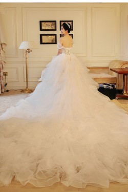 Ball Gown Off-the-Shoulder Wedding Dresses Bridal Gowns 3030233