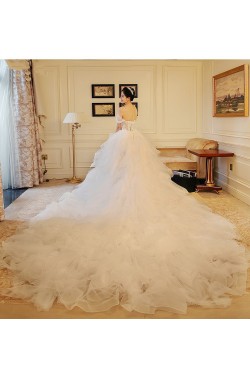 Ball Gown Off-the-Shoulder Wedding Dresses Bridal Gowns 3030233