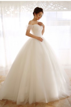 Ball Gown Off-the-Shoulder Wedding Dresses Bridal Gowns 3030236