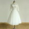Lace Tulle Jewel Neckline Short Wedding Dresses Bridal Gowns 3030238