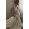 Sexy V-Neck Mermaid Lace Wedding Dresses Bridal Gowns 3030240
