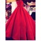 Ball Gown Strapless Red Wedding Dresses Bridal Gowns 3030241