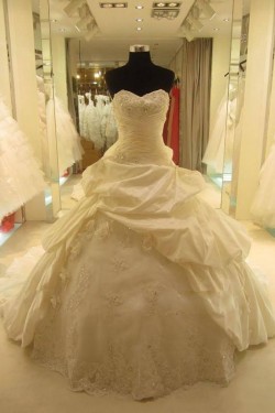 Ball Gown Sweetheart Lace Wedding Dresses Bridal Gowns 3030246