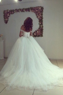 Ball Gown Off-the-Shoulder Wedding Dresses Bridal Gowns 3030250