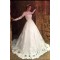 A-Line Long Sleeves Off-the-Shoulder Lace Wedding Dresses Bridal Gowns 3030252