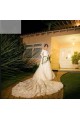 A-Line Long Sleeves Lace Off the Shoulder Wedding Dresses Bridal Gowns 3030265