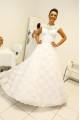 A-Line Jewel Neckline Lace Sleeveless Wedding Dresses Bridal Gowns 3030266