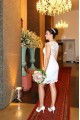 A-Line Jewel Neckline Lace Sleeveless Wedding Dresses Bridal Gowns 3030266