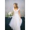 A-Line V-Neck Lace Wedding Dresses Bridal Gowns 3030267