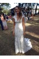Elegant Lace V-Neck Keyhole Back Wedding Dresses Bridal Gowns 3030268 Elegant Lace V-Neck Keyhole Back Wedding Dresses Bridal Gowns 3030268