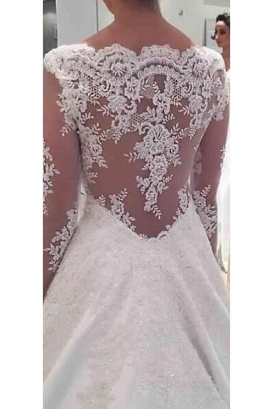 A-Line Long Sleeves Lace Wedding Dresses Bridal Gowns 3030273 A-Line Long Sleeves Lace Wedding Dresses Bridal Gowns 3030273