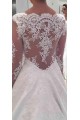 A-Line Long Sleeves Lace Wedding Dresses Bridal Gowns 3030273