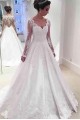 A-Line Long Sleeves Lace Wedding Dresses Bridal Gowns 3030273 A-Line Long Sleeves Lace Wedding Dresses Bridal Gowns 3030273