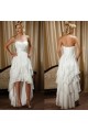 High Low Chiffon Wedding Dresses Bridal Gowns 3030278