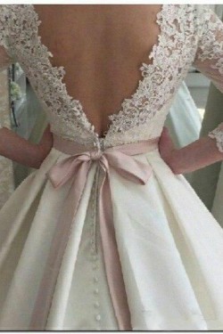 Long Sleeves Lace Wedding Dresses Bridal Gowns 3030283