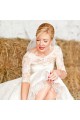 3/4 Length Sleeves Lace Wedding Dresses Bridal Gowns 3030287