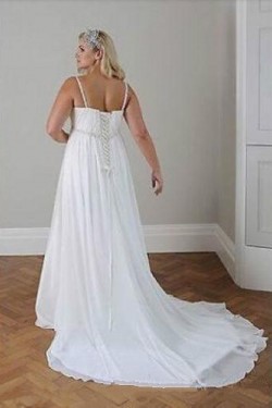 Empire Chiffon Plus Size Maternity Wedding Dresses Bridal Gowns 3030289