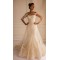 Long Sleeves Lace Mermaid Illusion Bodice Wedding Dresses Bridal Gowns 3030294