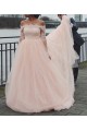 Long Sleeves Off-the-Shoulder Lace Wedding Dresses Bridal Gowns 3030305