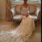 Lace Long Sleeves Off-the-Shoulder V-Neck Mermaid Wedding Dresses Bridal Gowns 3030312
