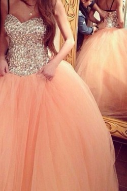 Ball Gown Sparkly Tulle Wedding Dresses Bridal Gowns 3030313