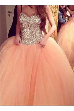 Ball Gown Sparkly Tulle Wedding Dresses Bridal Gowns 3030313