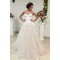 A-Line Sweetheart Lace Tulle Wedding Dresses Bridal Gowns 3030317