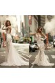 Sexy Mermaid Long Sleeves Lace Sheer Wedding Dresses Bridal Gowns 3030320