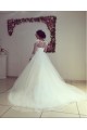 Long Sleeves Lace Ball Gown Wedding Dresses Bridal Gowns 3030323