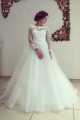 Long Sleeves Lace Ball Gown Wedding Dresses Bridal Gowns 3030323